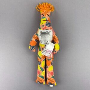 Dammit Doll Stress Relief‎ Toy Adult OS Orange Tropical Fruit Print Gag Gift